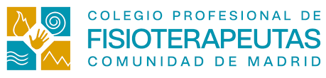Logo en color del colegio profesional de fisioterapeutas de la comunidad de madrid